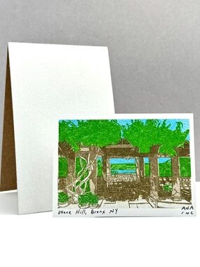 Ana Inciardi Wave Hill Bronx NY Mini Art Print New Unframed
